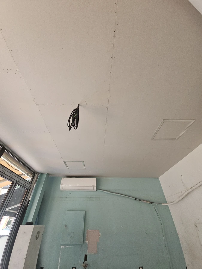 마감 배선 정리 작업 진행